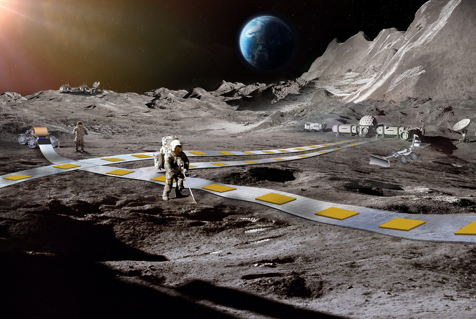 NASA Is Considering Building a Floating Train on the Moon