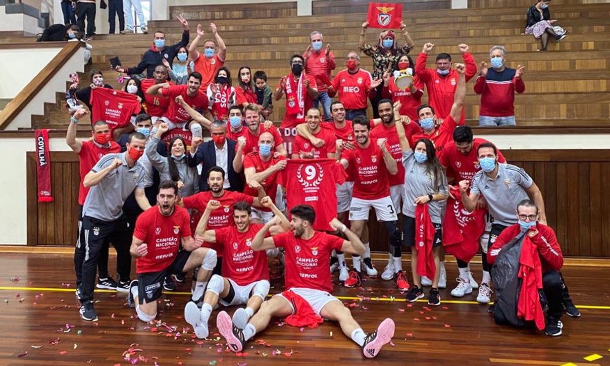 Benfica Wins Five-time Volleyball Champion