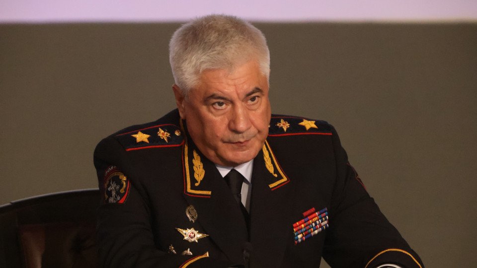 Russian Interior Minister in the United States, Where He Is Targeted by Sanctions