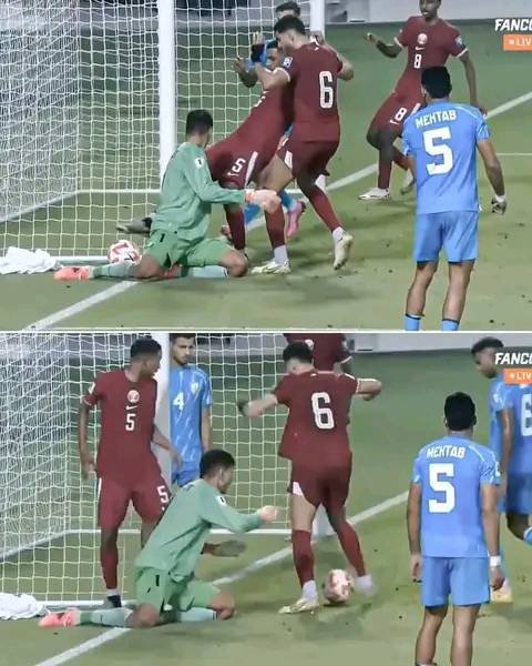 India Eliminated By Qatar With A Controversial Goal