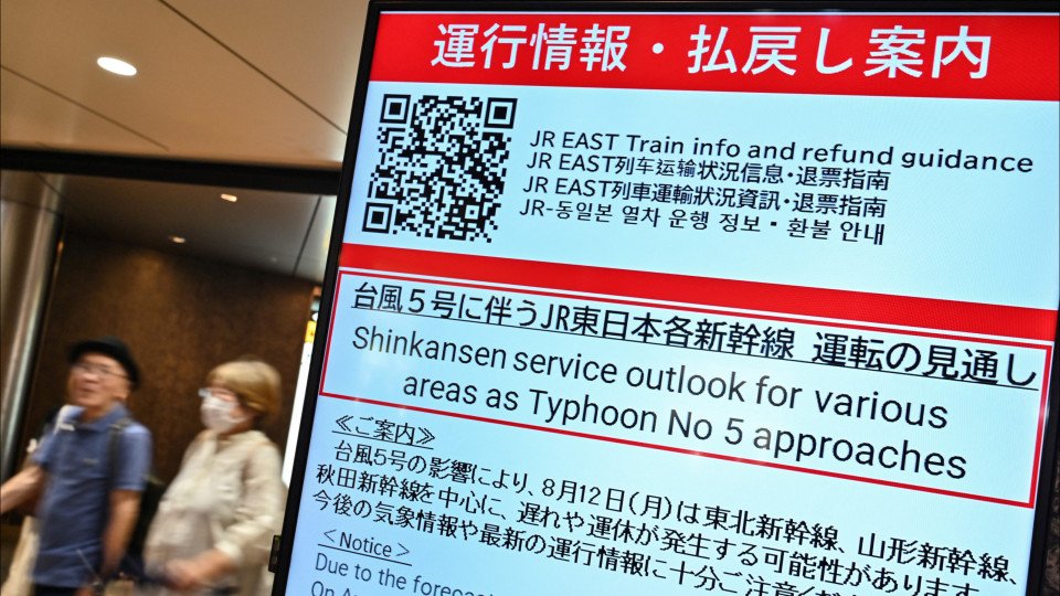 Tropical Storm Maria Hits North-east Of Japan's Largest Island