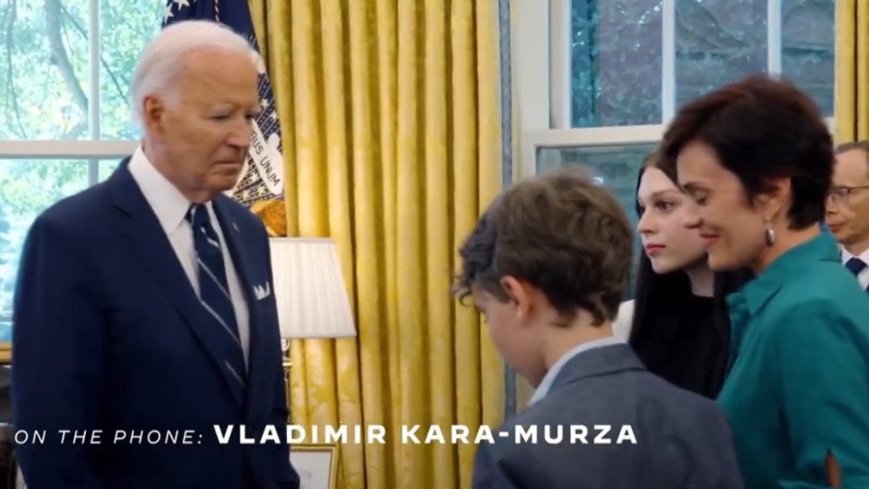 Kara-Murza Talks To Wife, Kids And Biden After Being Released.
