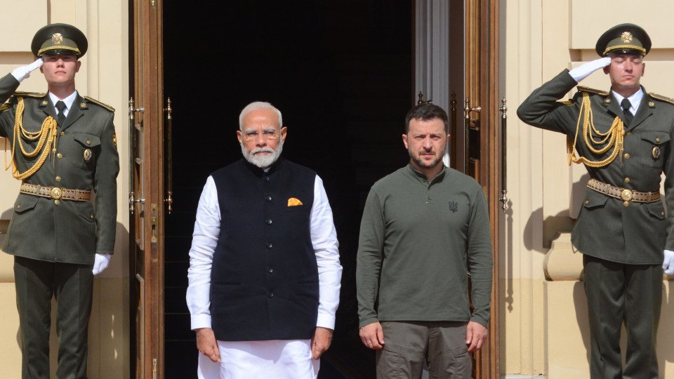 Zelensky receives Indian Prime Minister in Kyiv