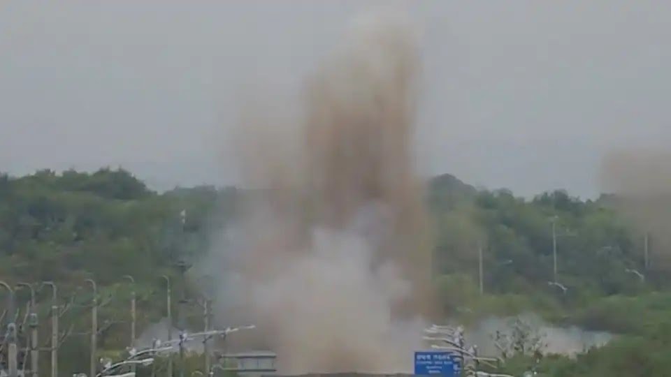 North Korea Destroys Roads Linking Country to South