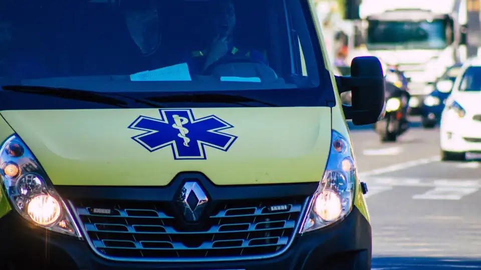 Mother And Three Children Run Over On A Sidewalk In Spain