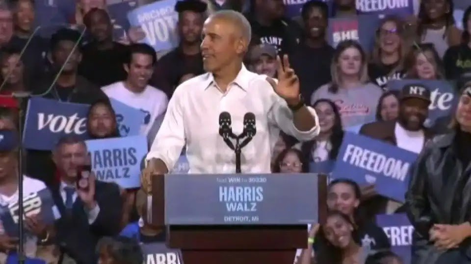 Obama Quotes Eminem In Speech That Brought Crowds To Their Feet In Detroit