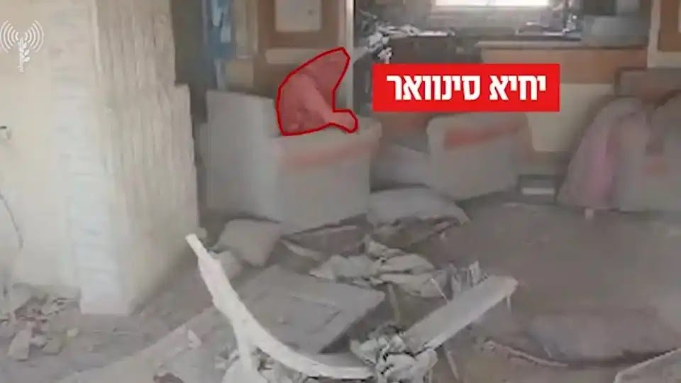 Alone Among Ruins. Video Shows Hamas Leader's Last Moments