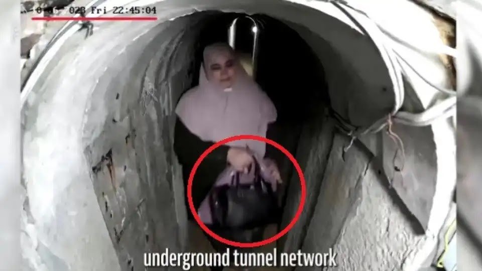Hamas Leader's Wife Filmed In Tunnels With Luxury Hermès Bag