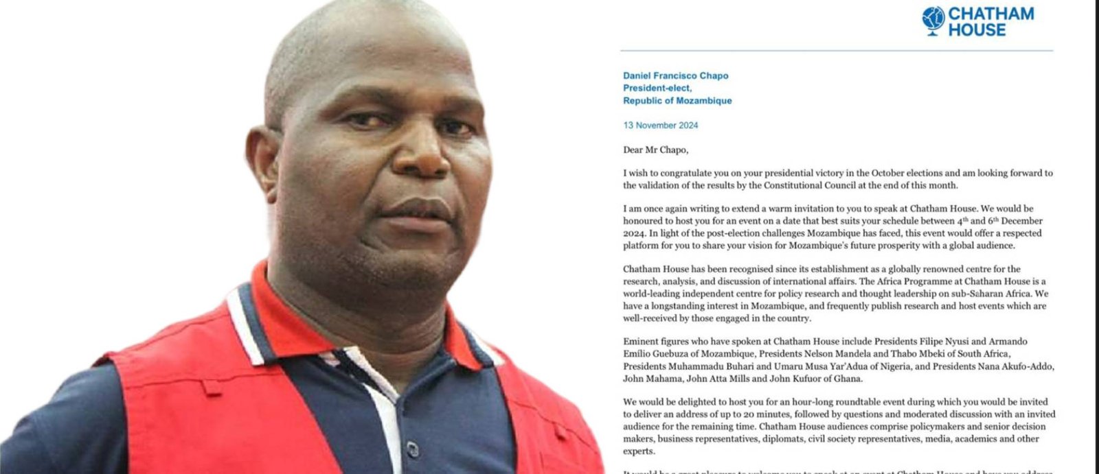 Mozambicans On Facebook Are Demanding @Chathamhouse To Stop Interfering In The Elections