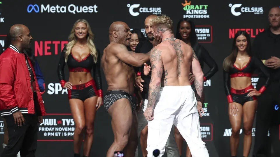 Fight of the Year! Mike Tyson And Jake Paul Face Off Tonight On Netflix