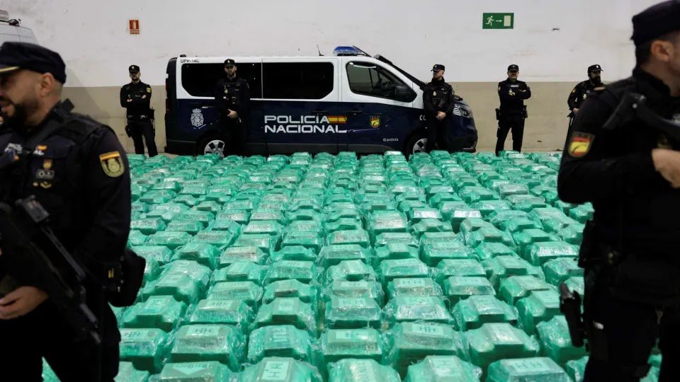 Spanish Police Seize 13 Tons of Cocaine Hidden in Bananas