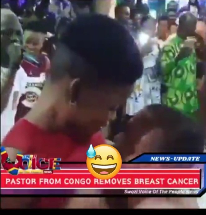 A Pastor From Congo Sucks Breast To Remove Cancer.. Watch Video