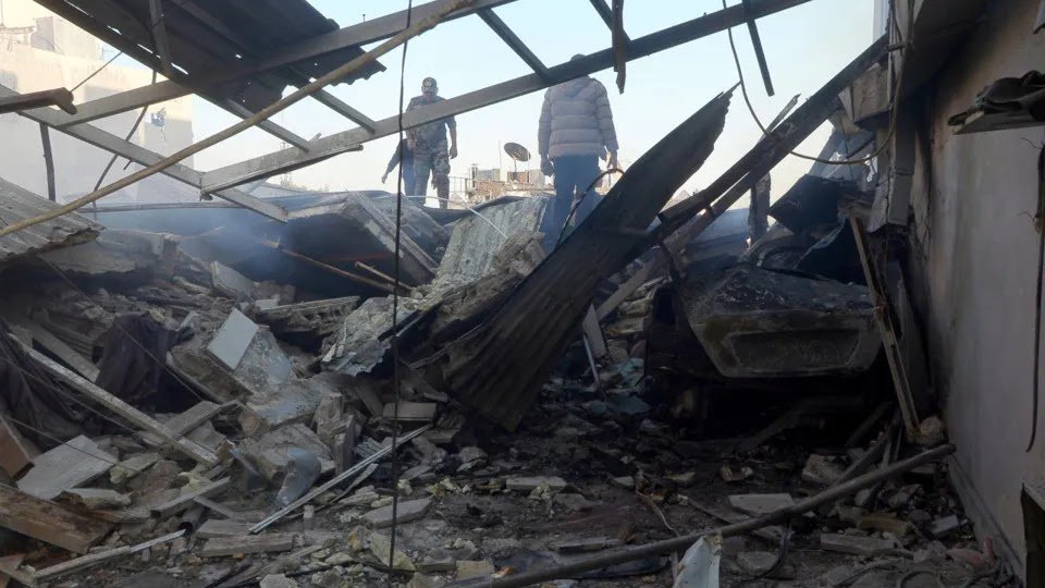 Strong Explosions Felt In Damascus After Israeli Bombardment