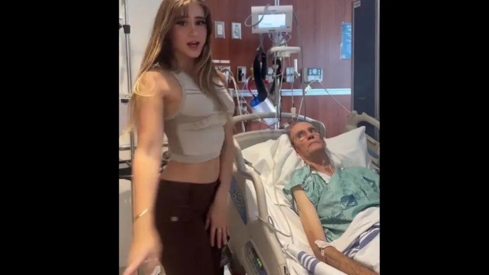 Woman Celebrates Inheritance Alongside Bedridden Elderly Man, Causing Outrage