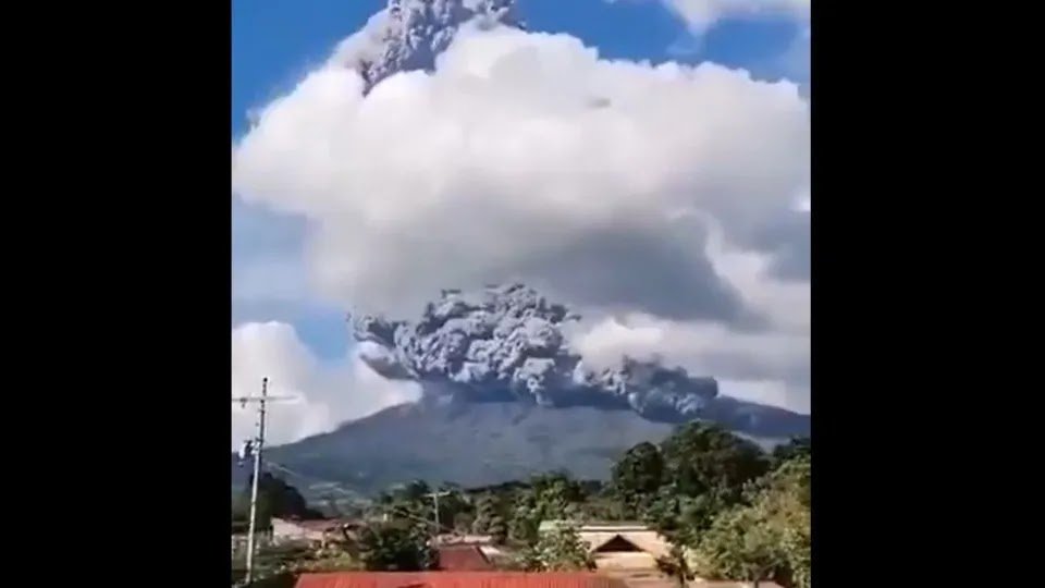 People Evacuated From Villages After Volcano Eruption In The Philippines