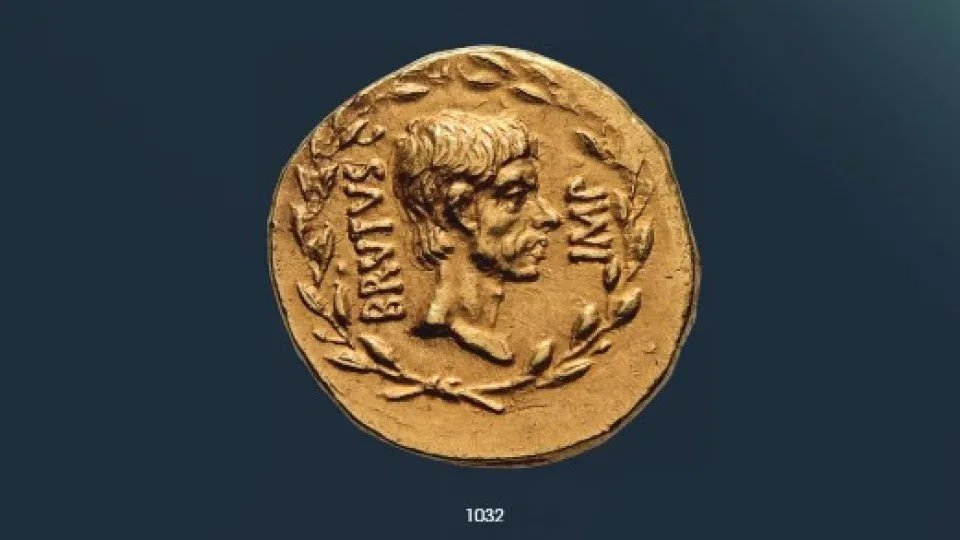 Rare Roman Coin Featuring Brutus Sold at Auction for $1.98 Million