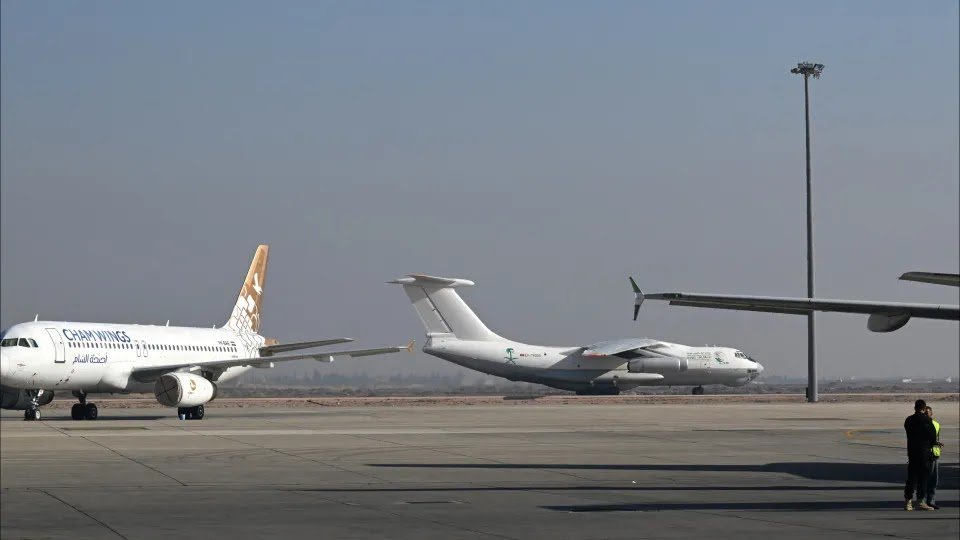 Damascus International Airport Conducts First Commercial Flight