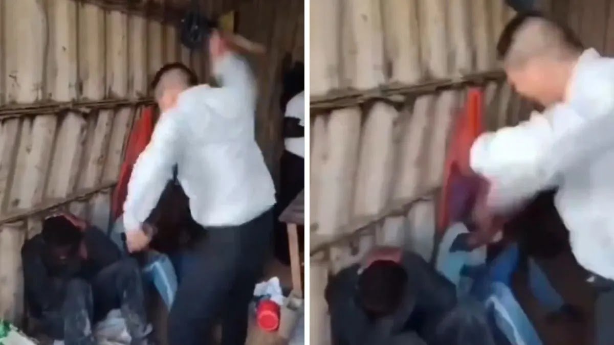 Chinese Employer In Africa Is Treating His Employees Like Slaves. Watch the Video