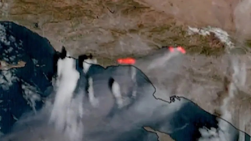 Los Angeles Fires Now Visible From Space