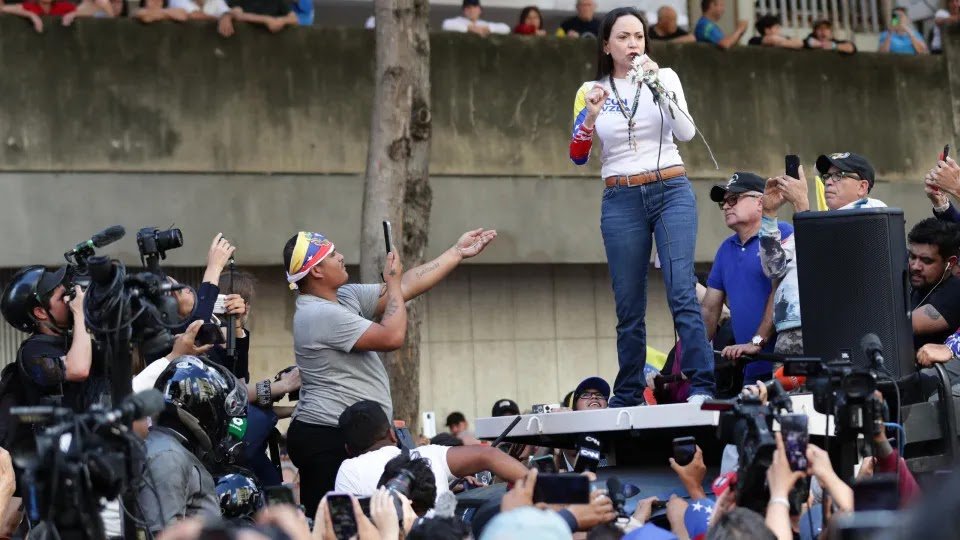 Venezuelan Opposition Leader Announces She Is In 'Safe Place'