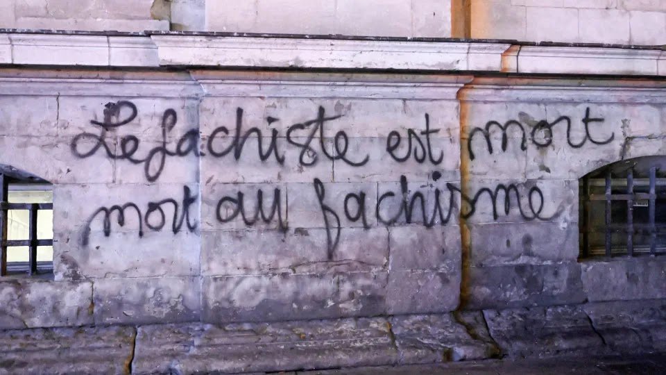 Seven People Arrested In Protest After Le Pen's Death In Lyon