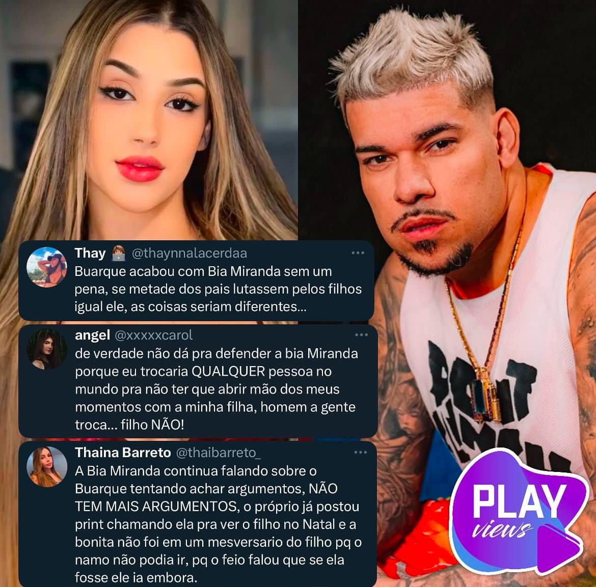 Polêmica! Internautas Detonam Bia Miranda E Saem Em Defesa De Buarque: “Não Dá Pra Defender”