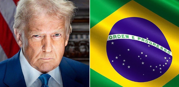 Donald Trump Diz Que O Brasil Quer “Prejudicar Os EUA” E Promete Impôr Tarifas