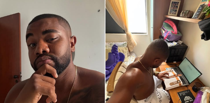 Davi Brito Surpreende Com Foto Se Dedicando Aos Estudos