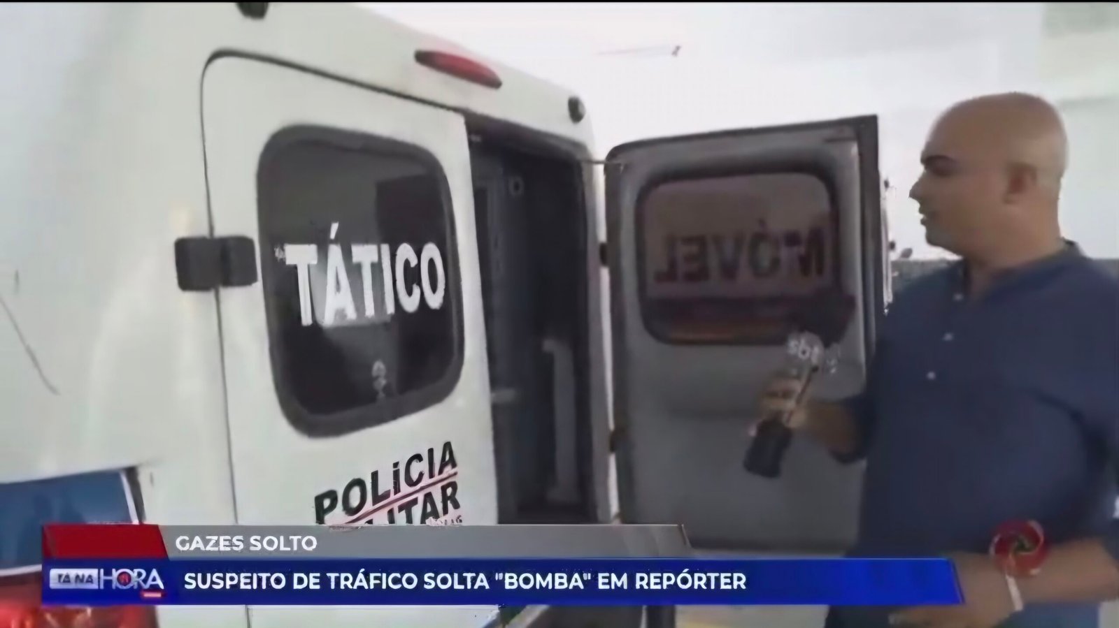 Entrevistado Solta Um Peido Na Cara De Repórter E Fedor Chama A Atenção: “Gás Lacrimogêneo”