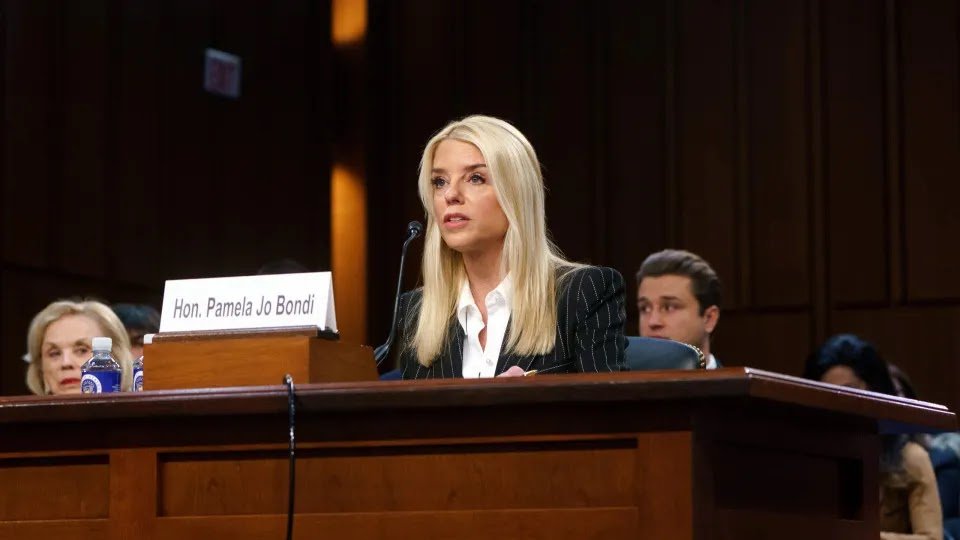 US Senate Confirms Pam Bondi as Attorney General