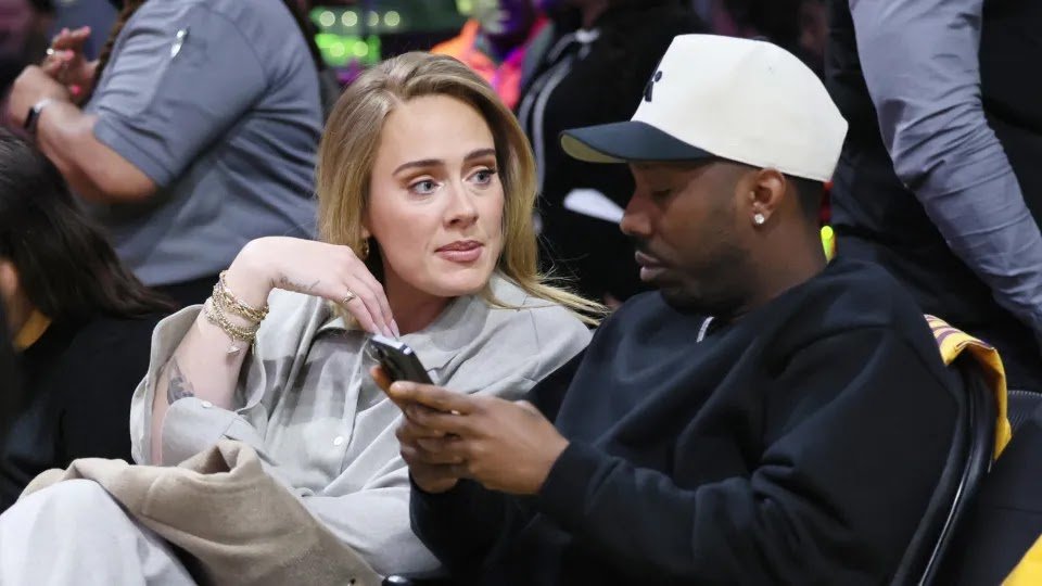 Adele Makes Rare Appearance With Fiancé During (Undefined) Music Break