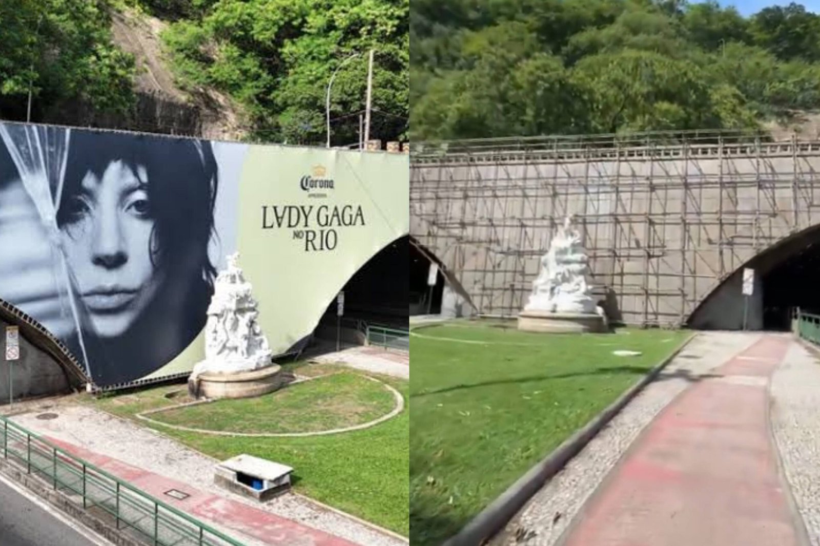 Banners do Show de Lady Gaga São Retirados de Túnel em Copacabana e Fãs Temem Cancelamento