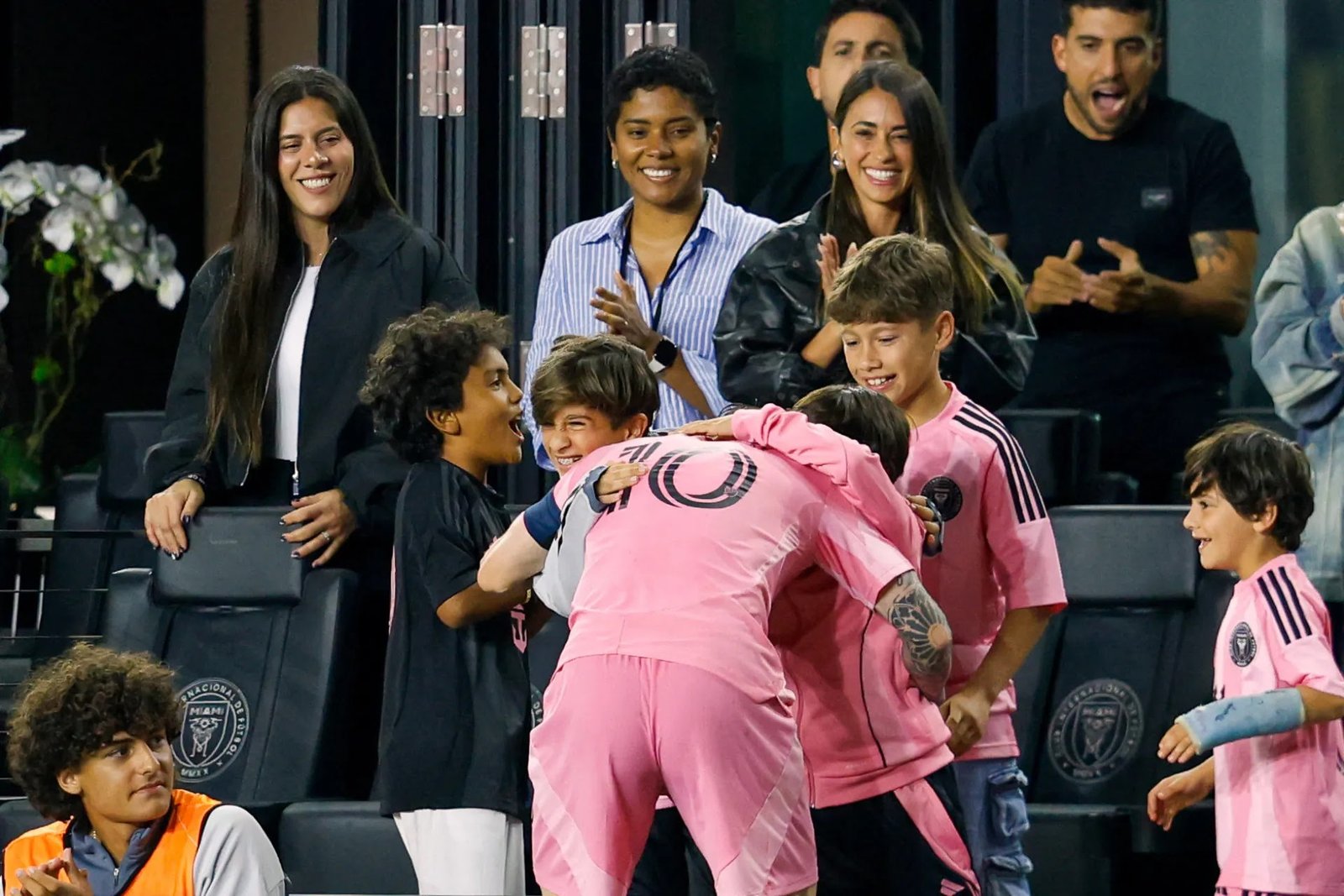 Lionel Messi Celebrates With His Kids After (Big) Victory