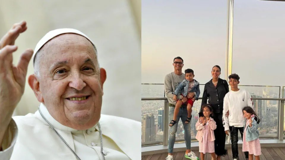 Pope Francis Wanted to Baptize Cristiano Ronaldo's Children
