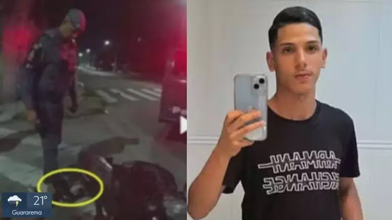 Vazam Imagens de PM Plantando Arma ao Lado de Gabriel Ferreira, Jovem Baleado na Vila Cisper