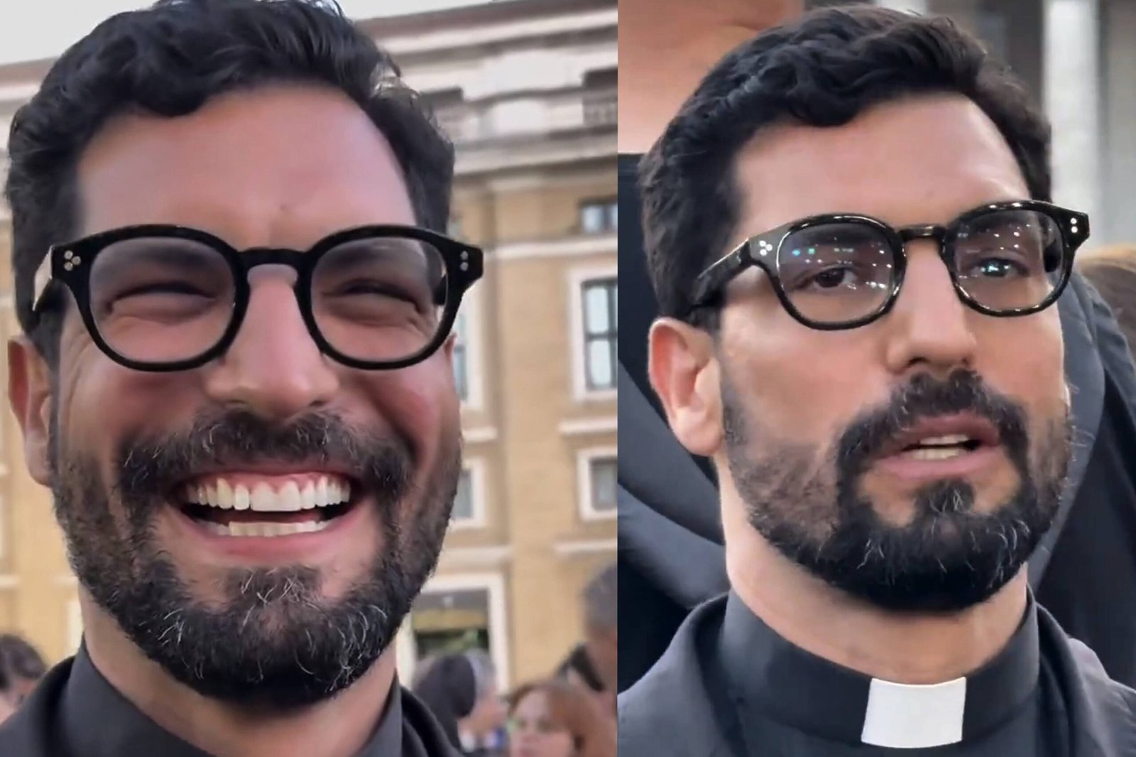 Padre Brasileiro Viraliza ao Ir ao Conclave Conhecer Novo Papa: “Precisando Confessar”, Dizem nas Redes