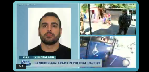 Terror na Cidade de Deus: Bala Voando ao Vivo e Agente da CORE Morto por Criminosos do Comando Vermelho