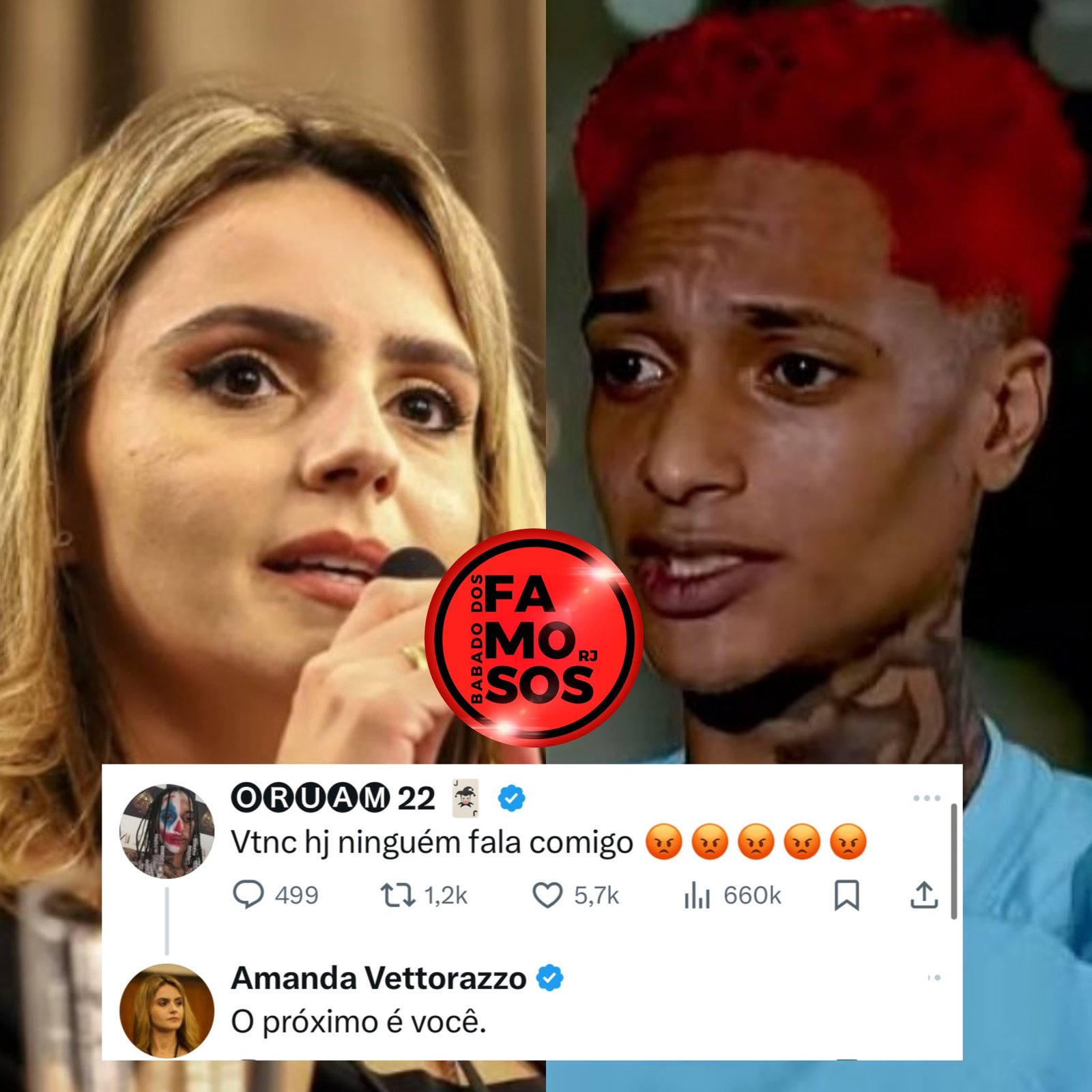 Vereadora Amanda Vettorazzo Envia Recado a Oruam Após Prisão de MC Poze: “O Próximo é Você”