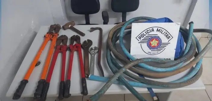 PM Frustra Furto de 153 Kg de Cabos de Cobre em Parque Ecológico de Presidente Prudente