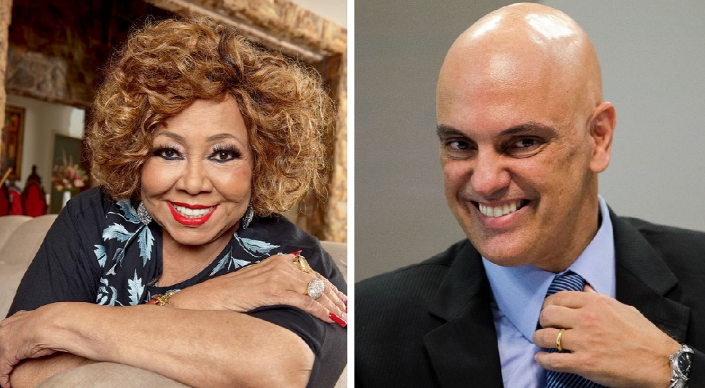 “Para Esclarecer”: Alcione Explica Suposto Interesse Romântico em Alexandre de Moraes