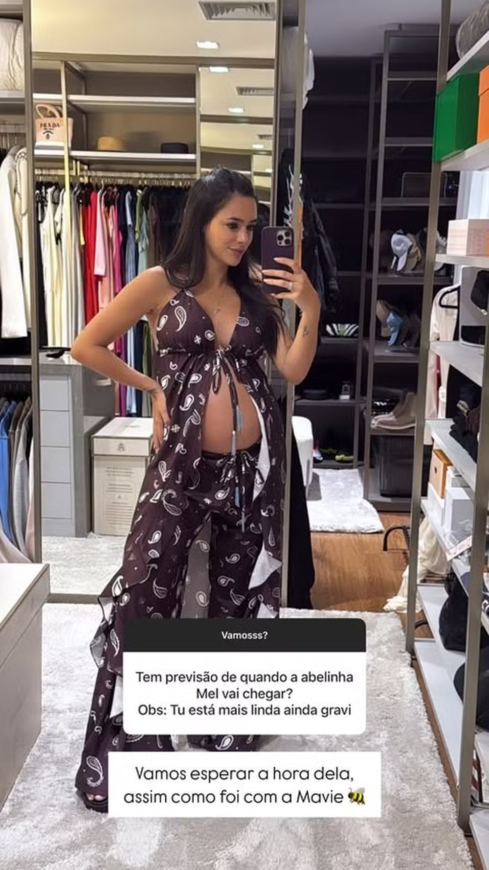 Bruna Biancardi Define Data do Nascimento de Mel, 2ª Filha com Neymar