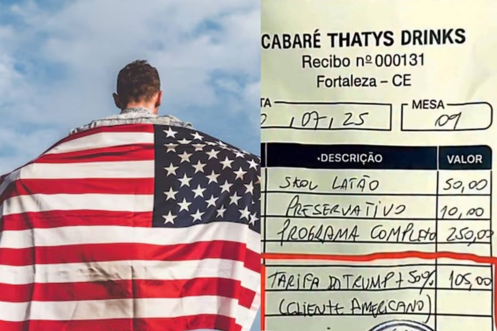 Casa de Entretenimento Adulta em Fortaleza Cobre Taxa Extra de Americanos em Resposta às Tarifas de Trump