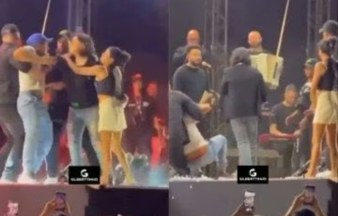 Roberta Miranda Empurra e Dá Chute em Fã que Invadiu Palco Durante Show no Ceará