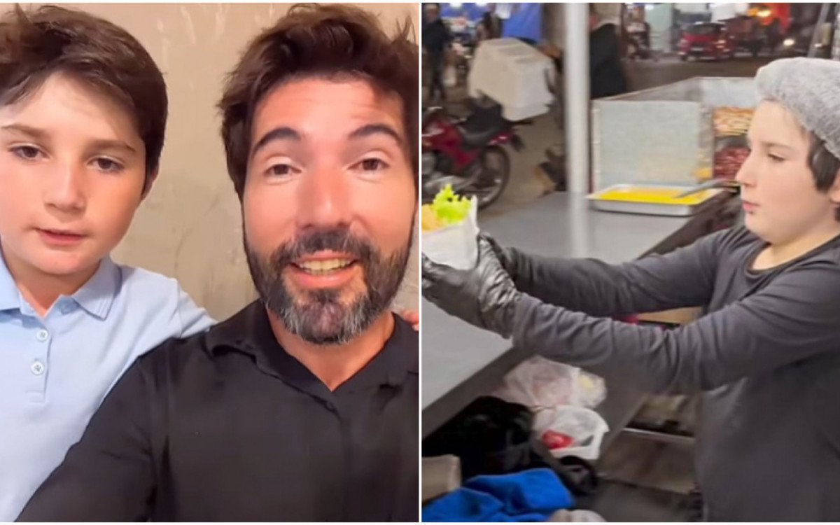 Neto de Leonardo Trabalha em Barraca, Pai Emociona e Polêmica Explode na Internet
