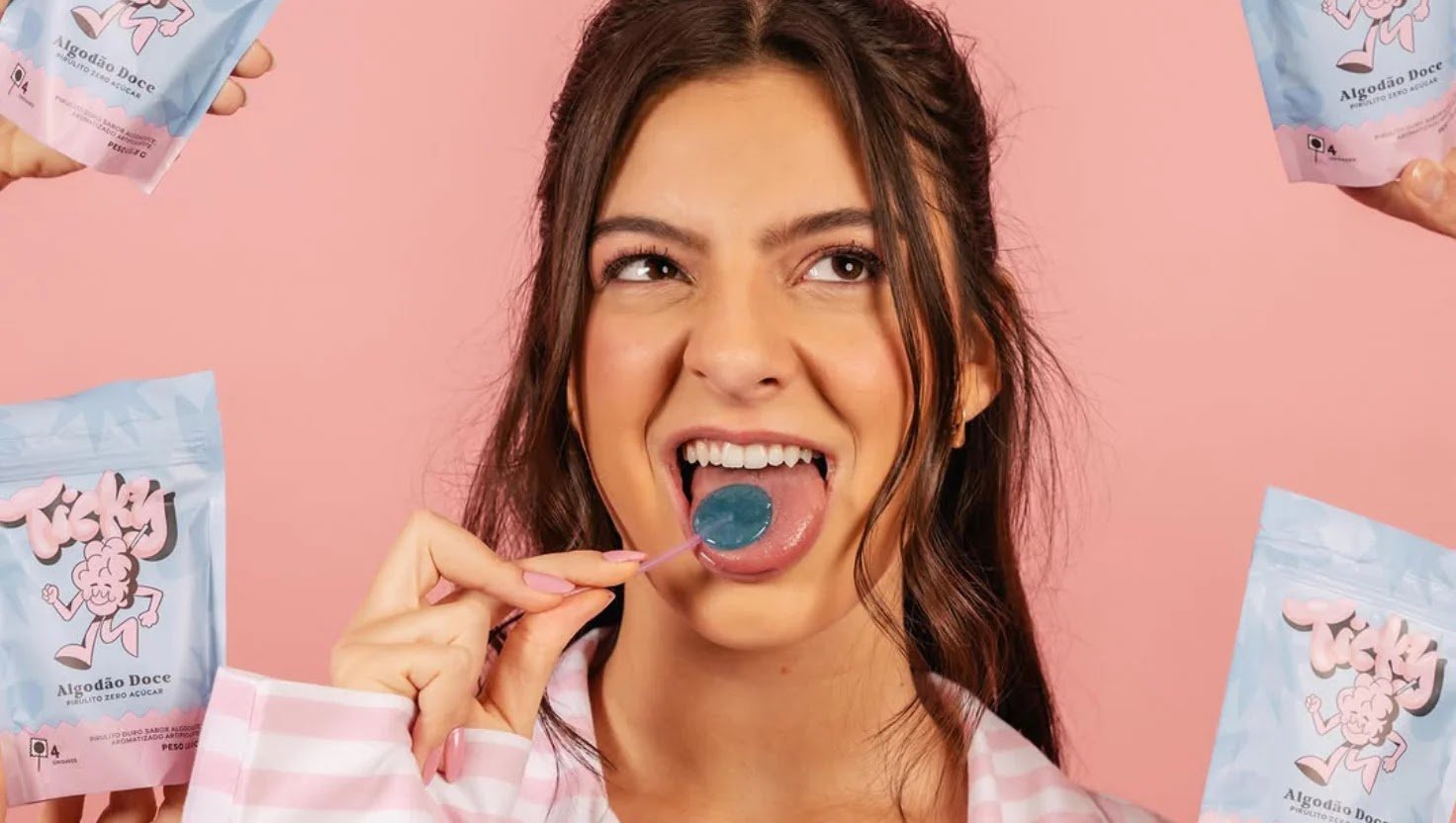 Influenciadora Lança Pirulito Sem Açúcar Para Ajudar Geração Z A Combater Vício Em Cigarro Eletrônico