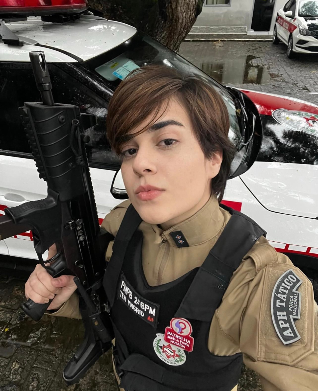 Tenente Da Paraíba Arrasa Nas Redes Com Beleza Estonteante