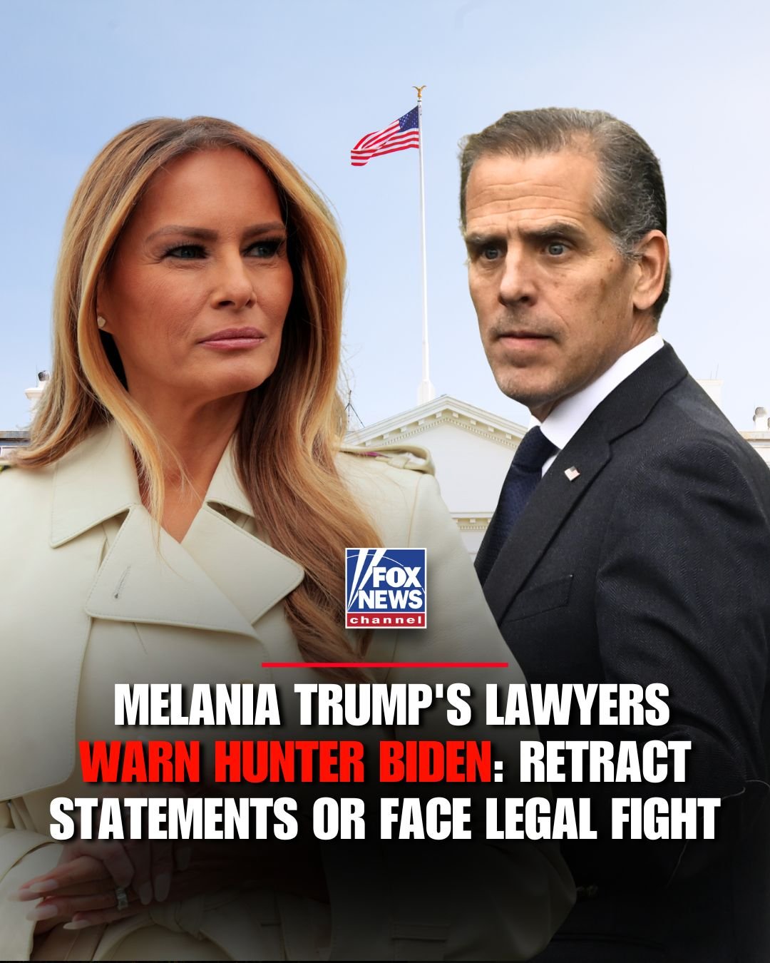 Melania Trump Slaps Hunter Biden with $1B Lawsuit Threat