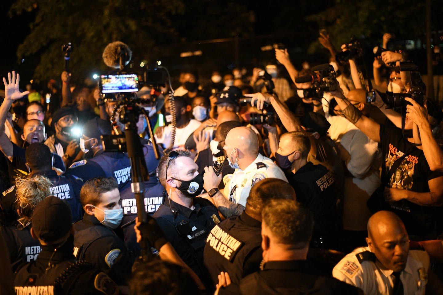 DC Residents Stunned by Arrests for Blocking Cops