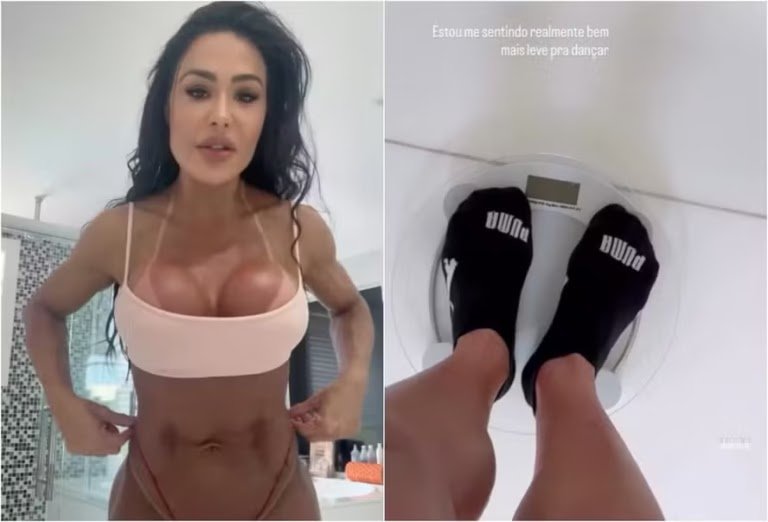 Gracyanne Barbosa Surpreende Ao Perder 11kg Durante Rotina Intensa De Treinos De Dança