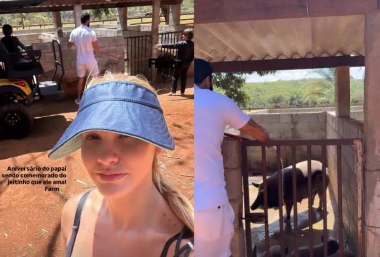 Gusttavo Lima Comemora 36 Anos Dando Banho em Porcos na Fazenda – Veja Vídeo!